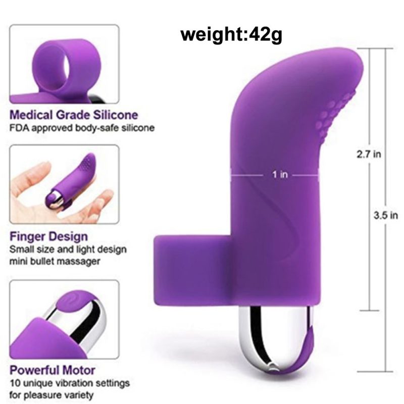 Flexible purple mini bullet vibrator for intimate pleasure and discreet use.
