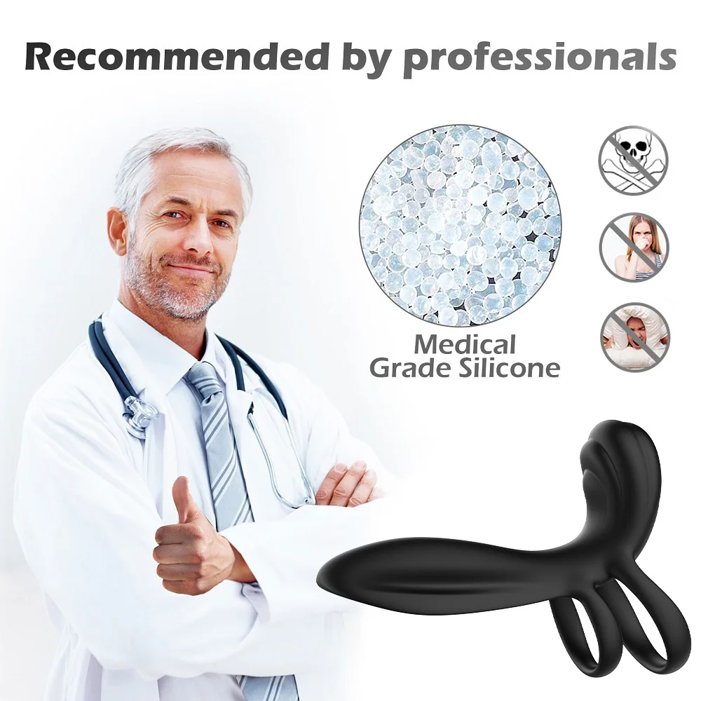 Silicone anal sex toy for adults, medical-grade, black, flexible, and discreet.