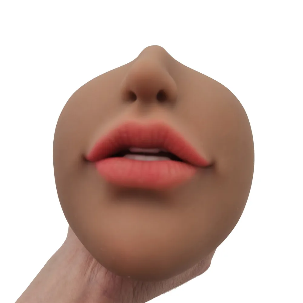 CalExotics Brown Stroke It Mouth Masturbator