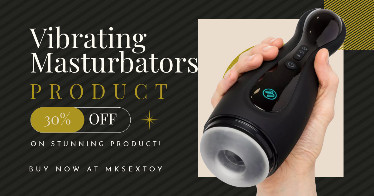 Vibrating masturbator for men, advanced sex toy, discreet and rechargeable.