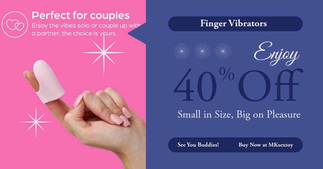 Finger vibrators, small size, 40% off, couples pleasure, MK Sex Toy.