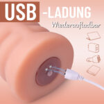 Rechargeable USB sex toy with removable design for easy charging and cleaning. Perfect for intimate.