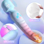 G-spot vibrator with remote control, USB charging, and silicone material for women.