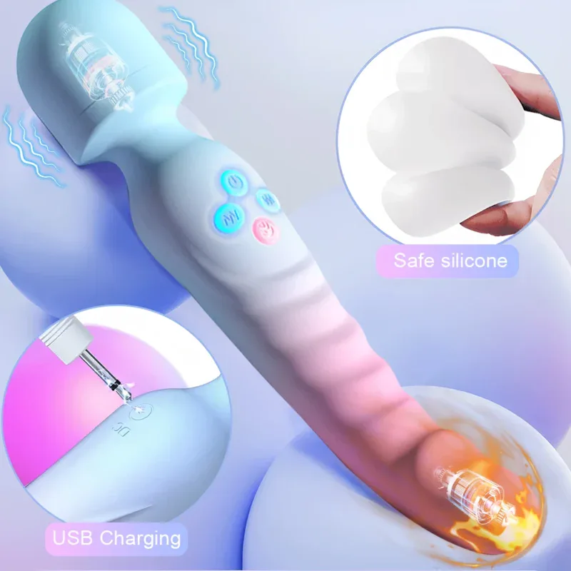 G-spot vibrator with remote control, USB charging, and silicone material for women.