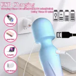 Vibrating G-spot vibrator for women, designed for clitoral and vaginal pleasure, with powerful massa.