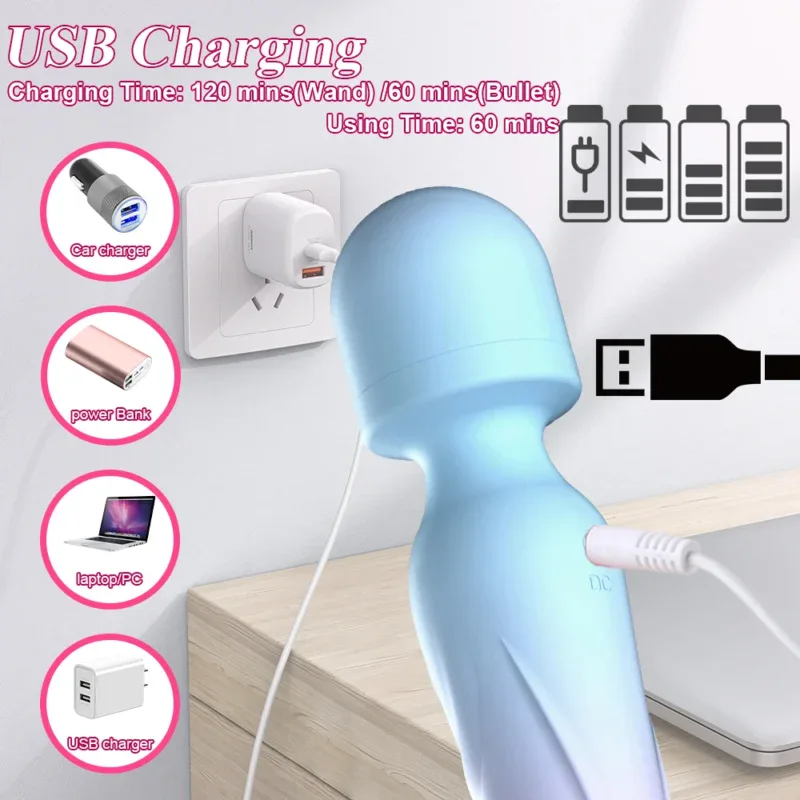 Vibrating G-spot vibrator for women, designed for clitoral and vaginal pleasure, with powerful massa.