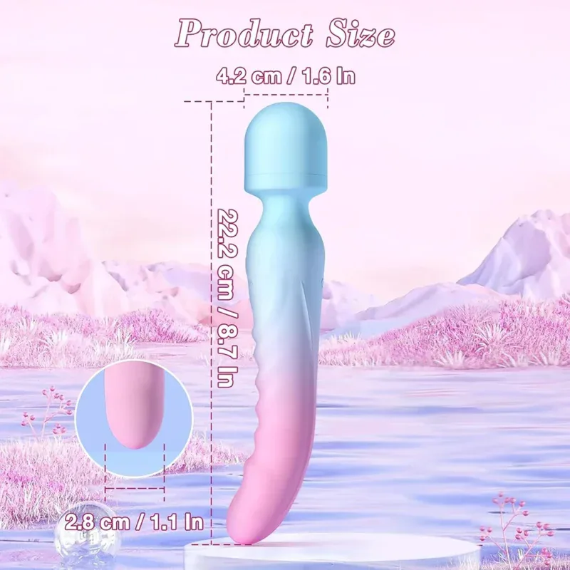 Vibrating G-spot vibrator for women, clitoris stimulator, and vaginal massager, ideal for adult sex.