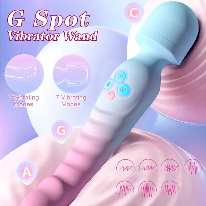 G Spot Vibrator Wand for Women with 7 Vibration Modes.