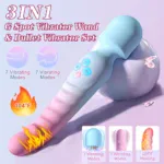 Vibrator for women with 7 modes, 104°F heating, and 360° rotation for enhanced pleasure.