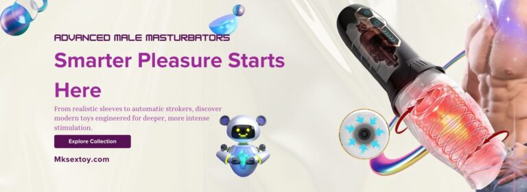 Advanced male masturbator device for enhanced pleasure and stimulation.