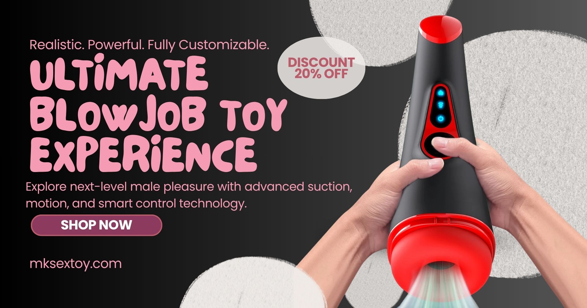 High-quality sex toy with advanced suction and motion features for realistic pleasure. Perfect for e.