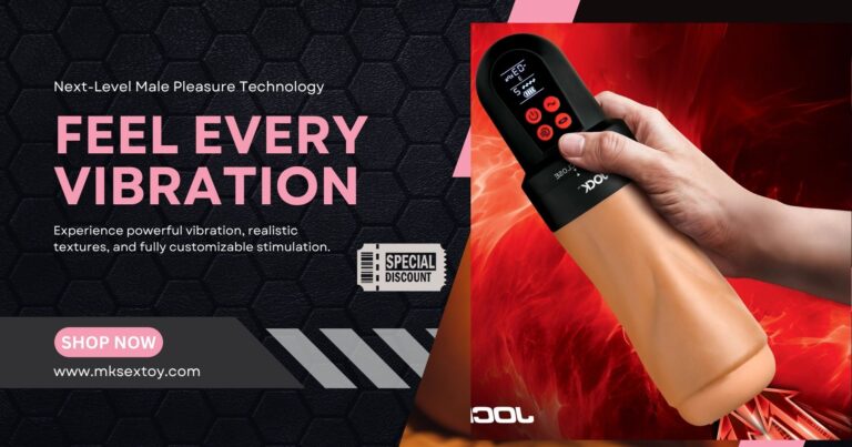 Vibration massager with realistic textures for enhanced pleasure.