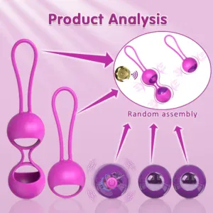 Vibrating Kegel Balls for vaginal exercise and pleasure.