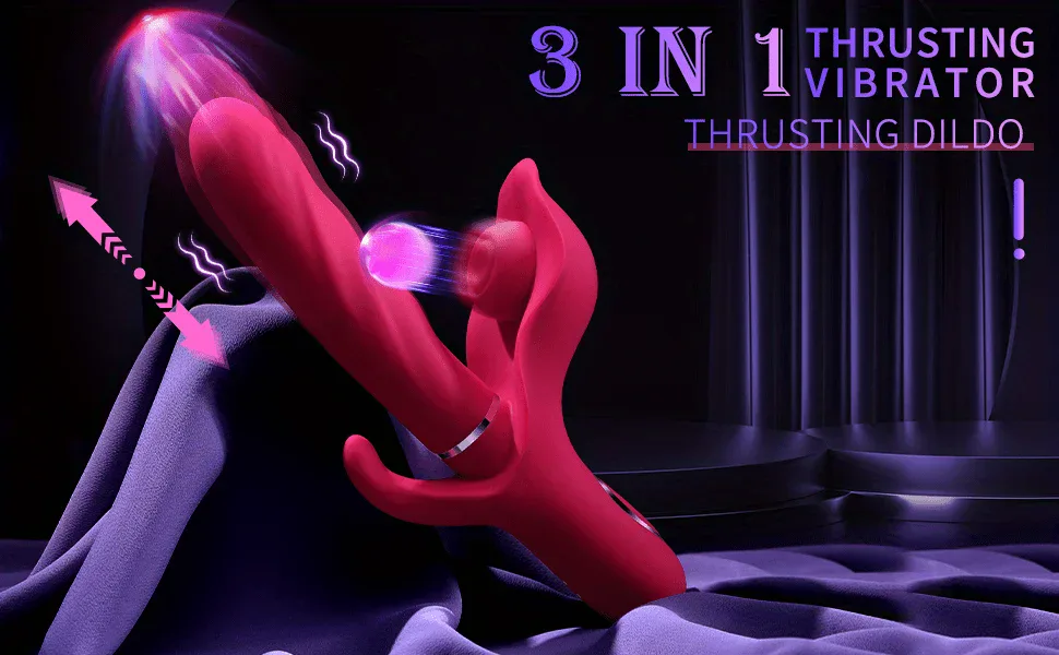 Telescopic Sucking Thrusting G-Spot Rabbit Vibrator kf S0a13e1c8c6934a4c929b6fb98dbcf9f04 8 kf S0a13e1c8c6934a4c929b6fb98dbcf9f04