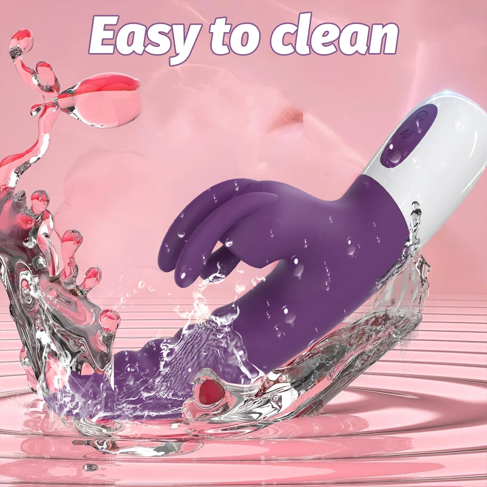 10-Mode Silicone Rabbit Vibrator for G-Spot and Clitoral Bliss kf S347f93325b1b4e77b20939e858431e00n 33 kf S347f93325b1b4e77b20939e858431e00n