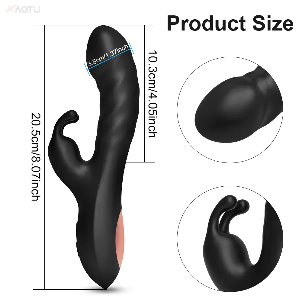 10-Mode Silicone Rabbit Vibrator for G-Spot and Clitoral Bliss kf S40ab4fea15b342209a583217a328d230o 39 kf S40ab4fea15b342209a583217a328d230o