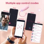 Wireless app control for MK Sex Toy with multiple modes and remote access.