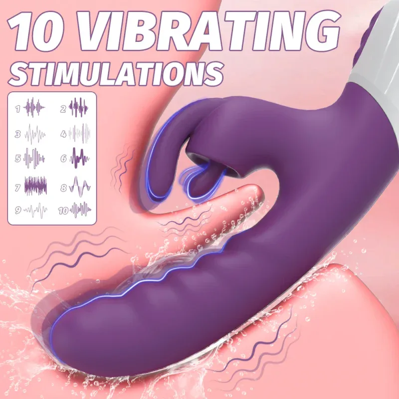Vibrating sex toy featuring 10 different stimulation modes for enhanced pleasure and satisfaction. P.