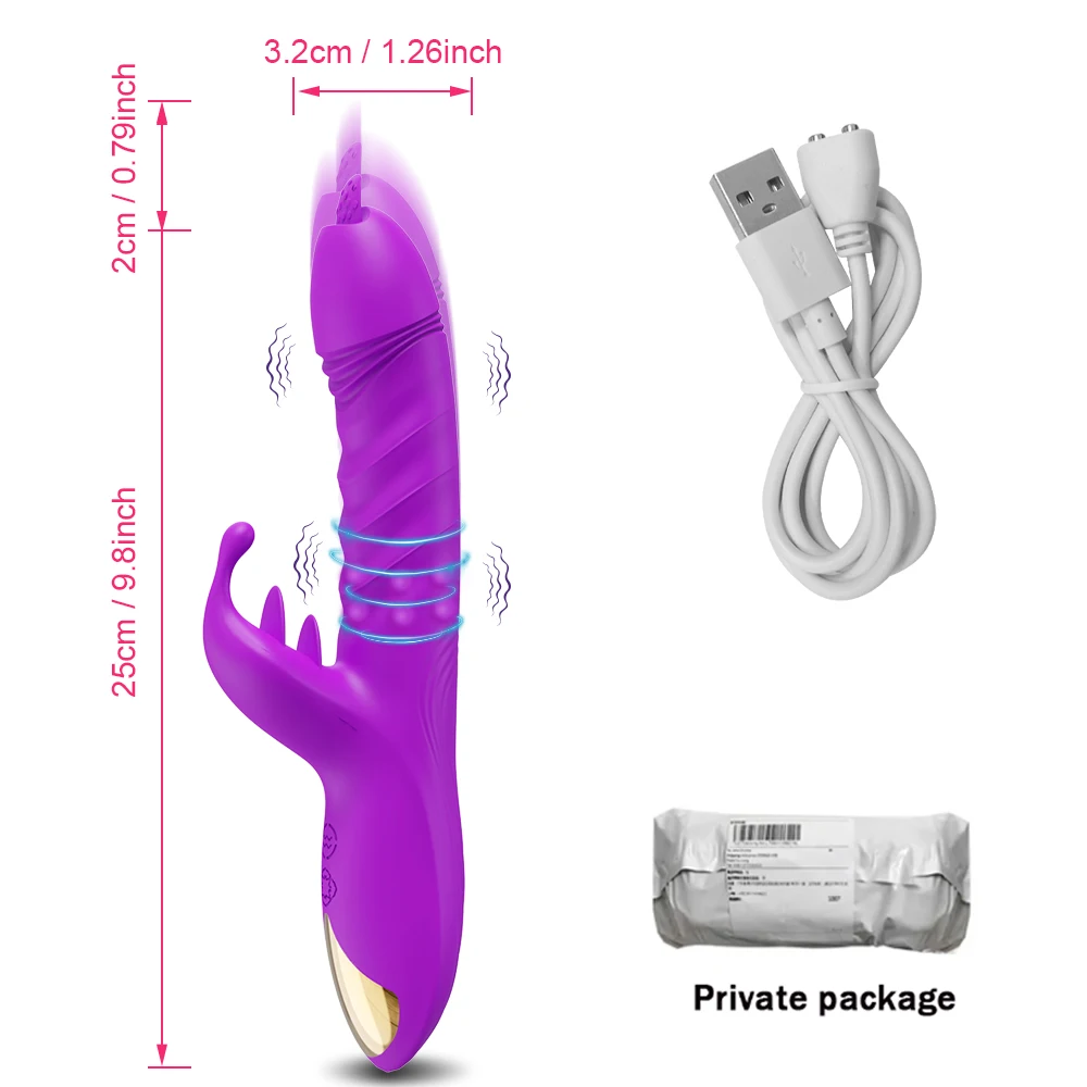 Thrusting Rabbit Vibrator with G-Spot Roller and Suction kf Saace0a9fa178478a824372821421a275O 35 kf Saace0a9fa178478a824372821421a275O