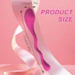 Pink wireless panties vibrator with G-spot and clit stimulation, Bluetooth control, adult sex toy fo.