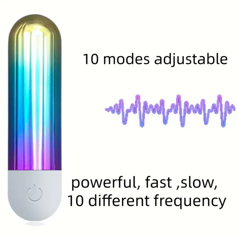 Color-changing mood lamp with 10 adjustable modes and 10 different frequencies for relaxation and am.