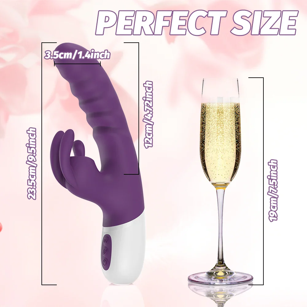10-Mode Silicone Rabbit Vibrator for G-Spot and Clitoral Bliss kf Sbebef56ae57746b489ec02fd11e3c4585 38 kf Sbebef56ae57746b489ec02fd11e3c4585