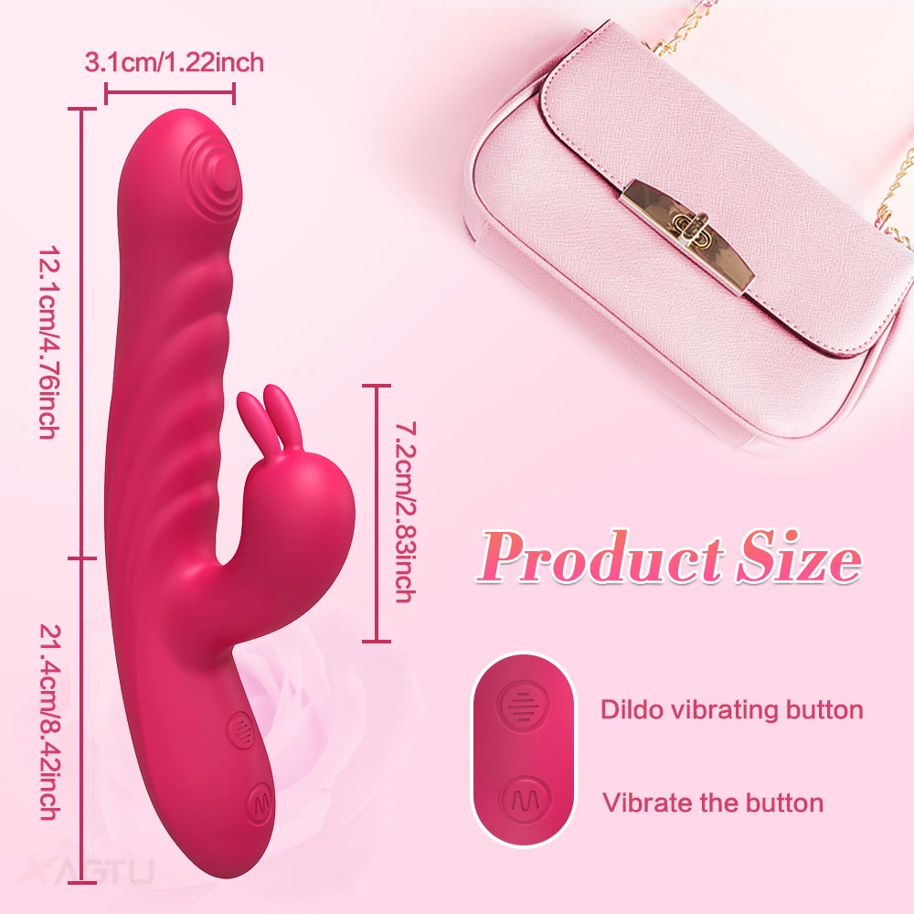 Thrusting Rabbit Vibrator with G-Spot Roller and Suction kf Se42e7d60a5c64a4d87b1e940ae839790K 33 kf Se42e7d60a5c64a4d87b1e940ae839790K