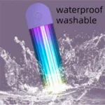 Waterproof washable personal massager for intimate use.
