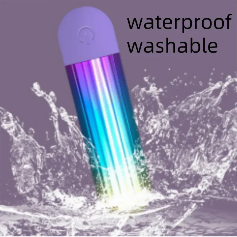 Waterproof washable personal massager for intimate use.