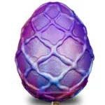 Egg-shaped anal plug with chain for BDSM and adult pleasure. Perfect for couple masturbation and ana.