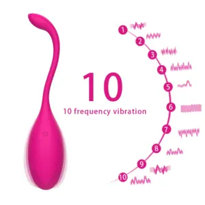 Vibrator with 10 vibration modes and adjustable intensity levels for personalized pleasure.