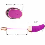 Wireless remote vibrator for enhanced pleasure.