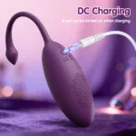 Adult sex toy with USB charging port, designed for discreet and convenient use.