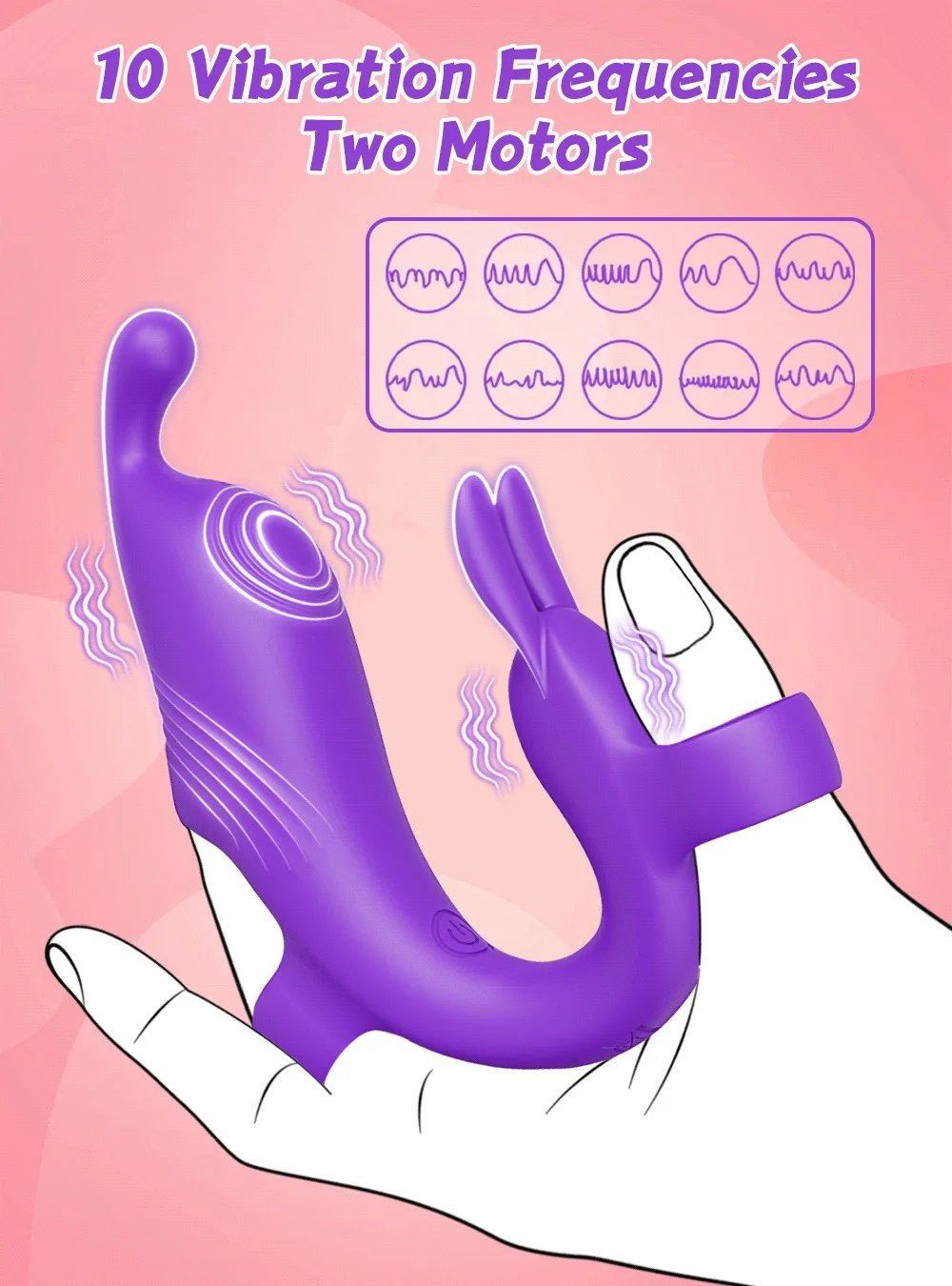 Rabbit Finger Vibration Massager G-Spot Clitoral Toy kf S4abf4db1805742c0b4bf6250c0e334fcM 8 kf S4abf4db1805742c0b4bf6250c0e334fcM