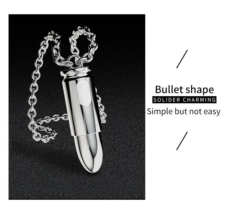 Silver Bullet Vibrator Necklace Mini Wearable G-Spot Toy kf S59f62f428b05416b8926dbce77d4e203R 21 kf S59f62f428b05416b8926dbce77d4e203R