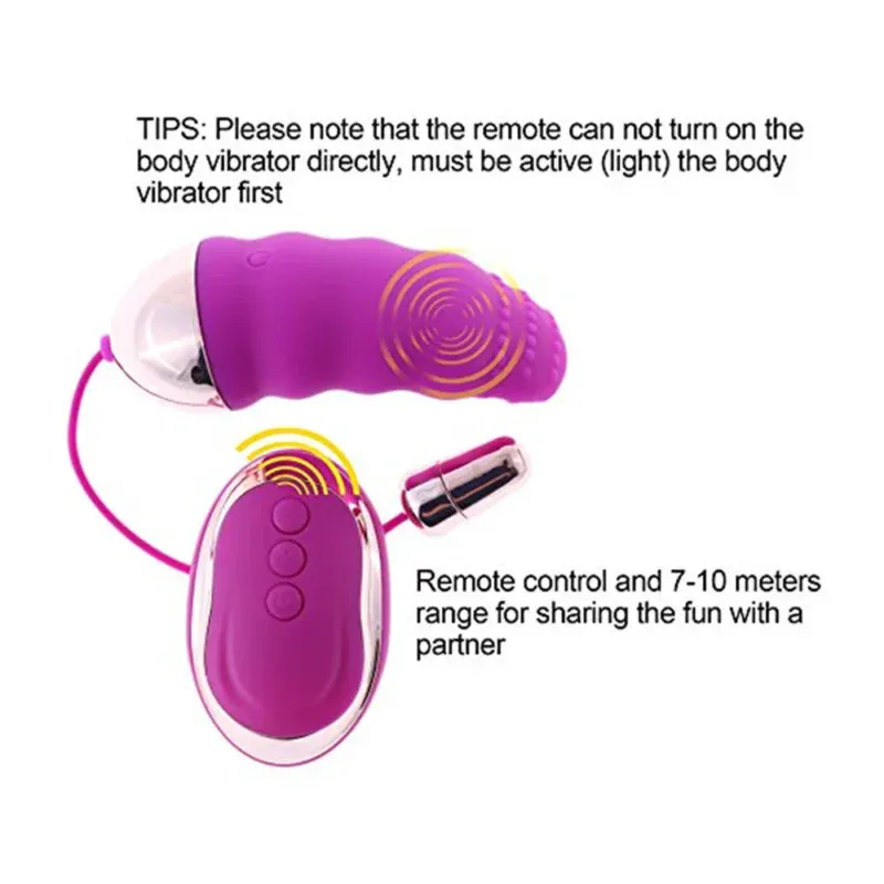 Vibrator with remote control, body massager, and wireless operation for enhanced pleasure.