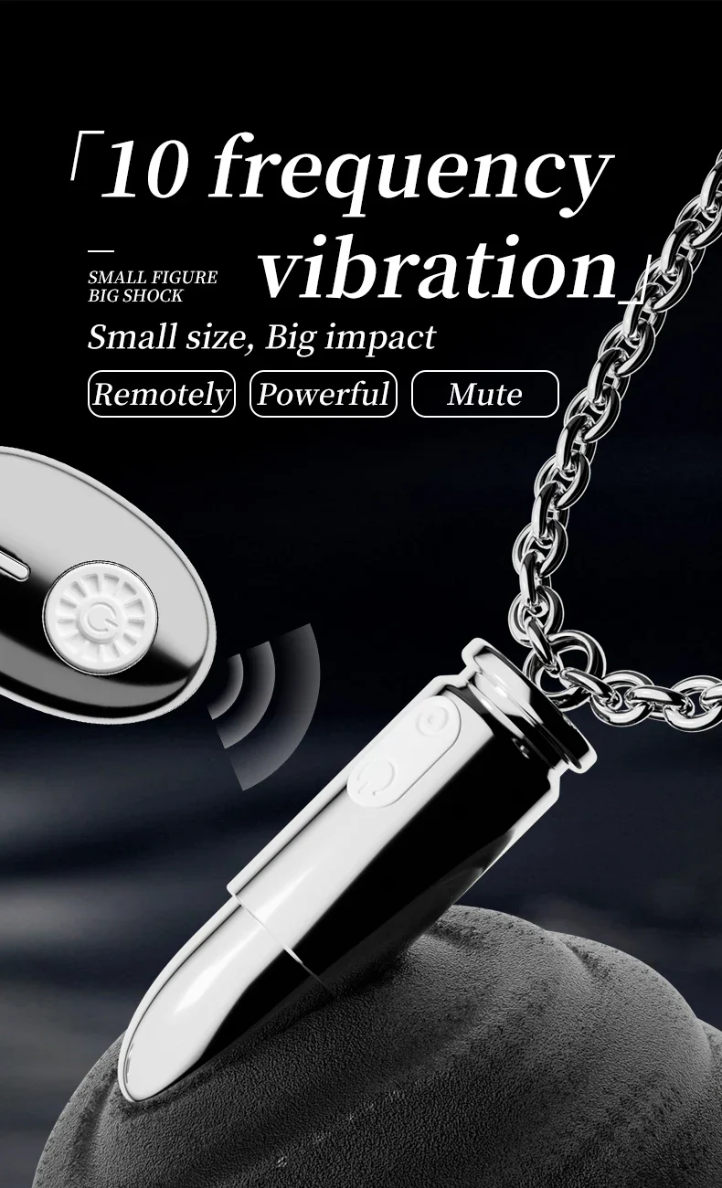 Silver Bullet Vibrator Necklace Mini Wearable G-Spot Toy kf S96c9c617bd1a4a5fb81b36b8c41f47b4f 22 kf S96c9c617bd1a4a5fb81b36b8c41f47b4f