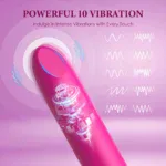 Vibrator with 10 vibration modes for intense pleasure and stimulation. Perfect for personal use and.