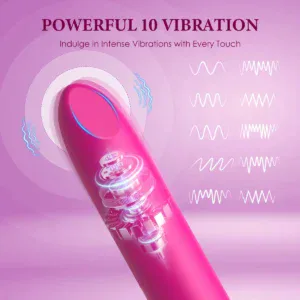 Vibrator with 10 vibration modes for intense pleasure and stimulation. Perfect for personal use and.