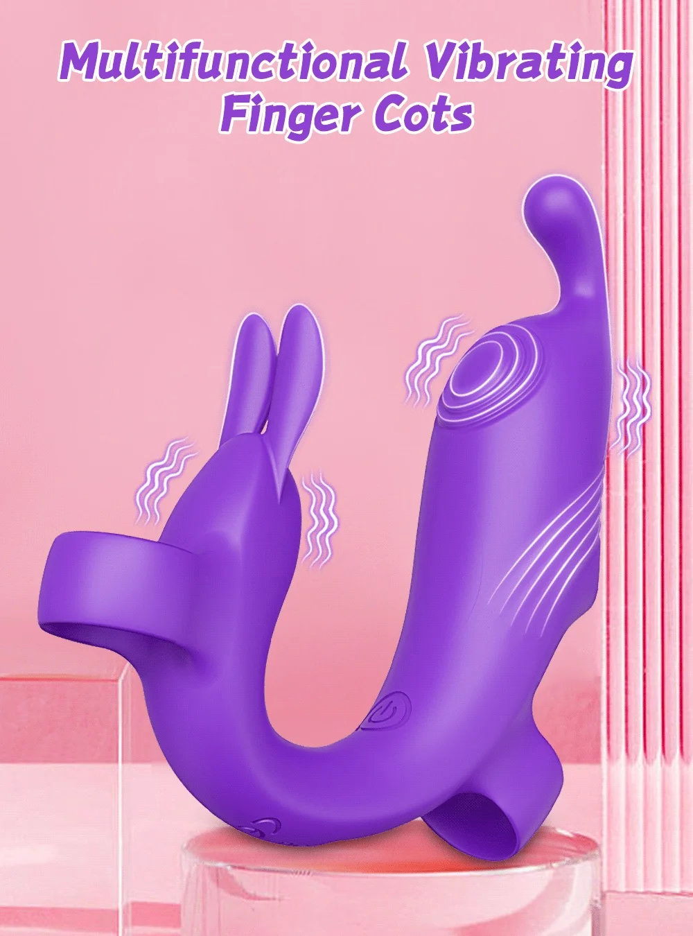 Rabbit Finger Vibration Massager G-Spot Clitoral Toy kf Sebd2e14e9a9e4607bace2f6e8b8fc42dd 7 kf Sebd2e14e9a9e4607bace2f6e8b8fc42dd
