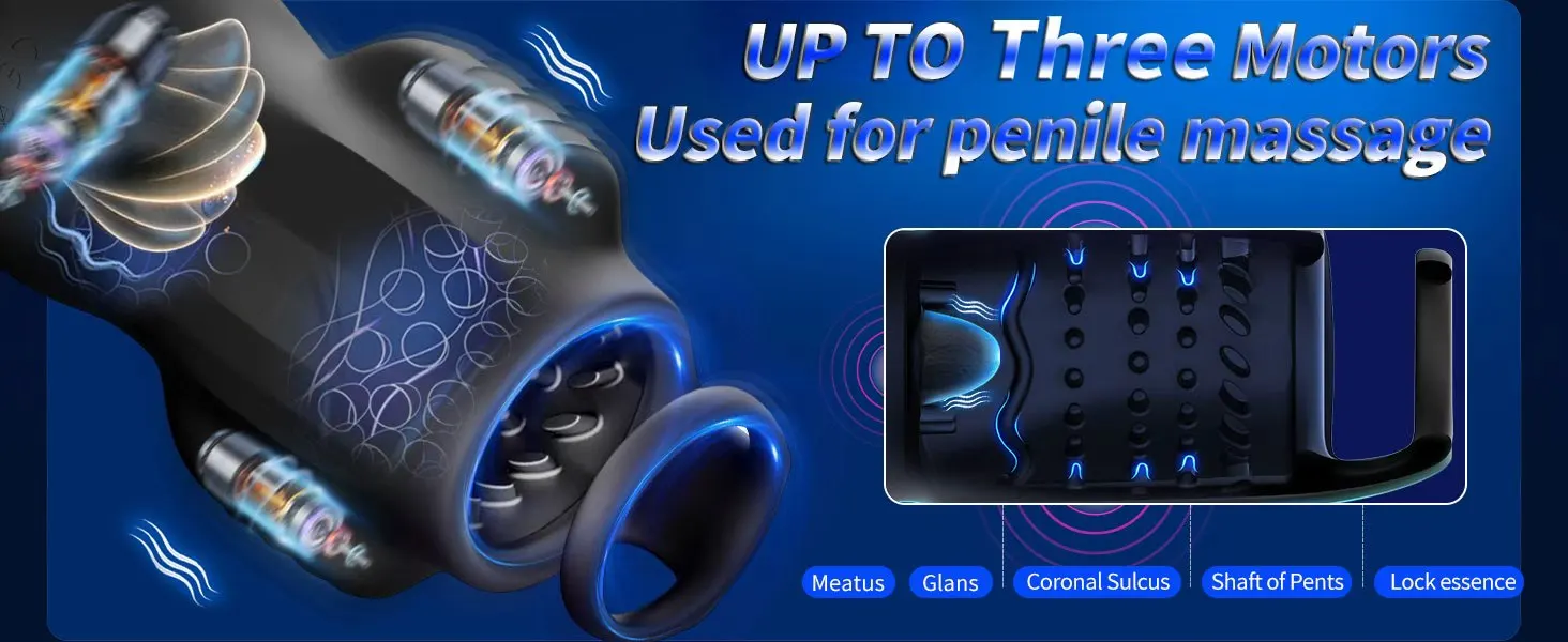App-Controlled Male Masturbator with 3 Motors, 10 Modes App Controlled Male Masturbator with 3 Motors 10 Modes 14 14 App Controlled Male Masturbator with 3 Motors 10 Modes 14