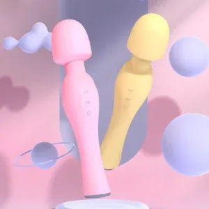 Colorful flexible head vibrators with 20 modes and 5-hour battery life.