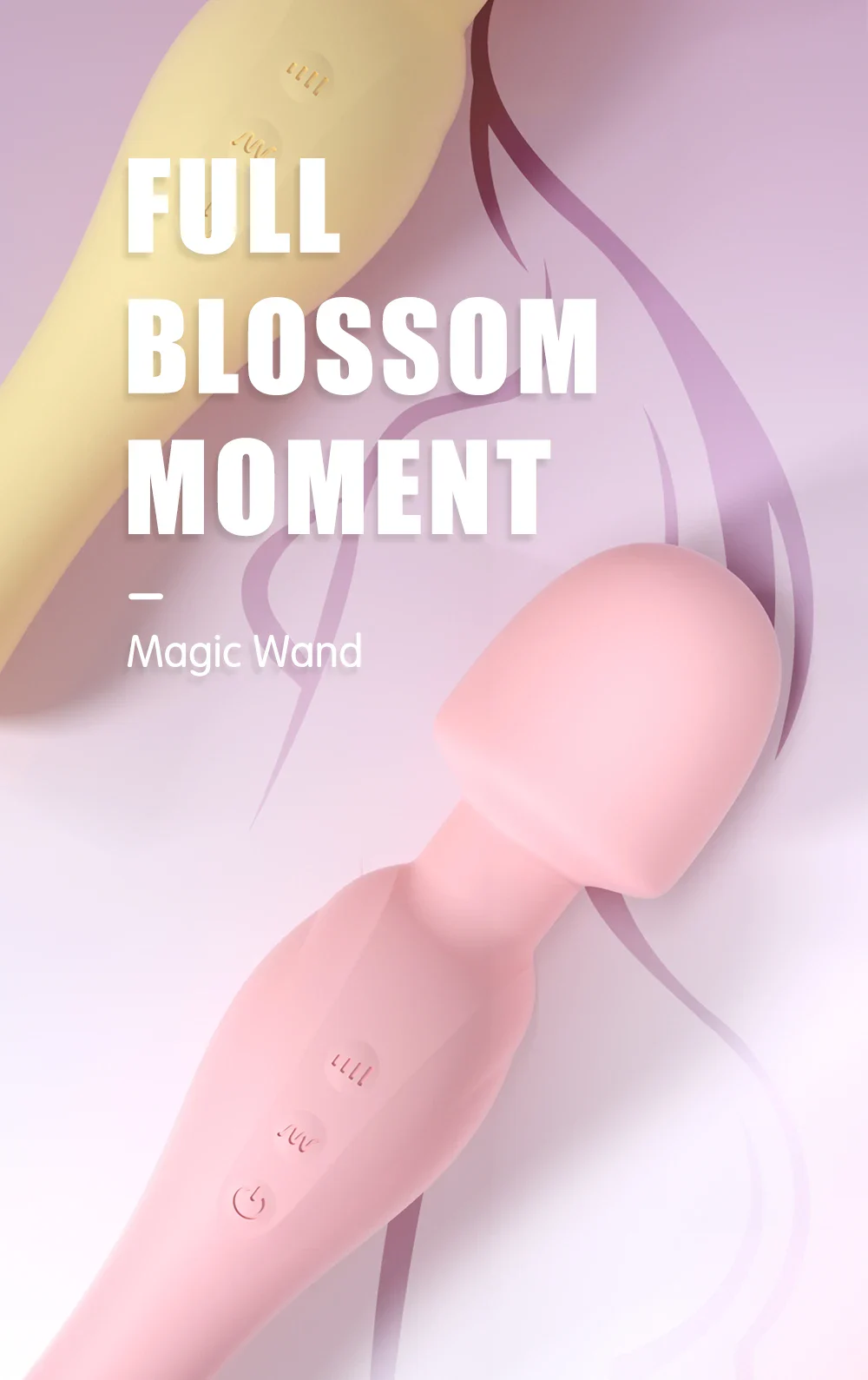 Flexible Head Wand Vibrator 20 Modes 5 Hour Battery 6