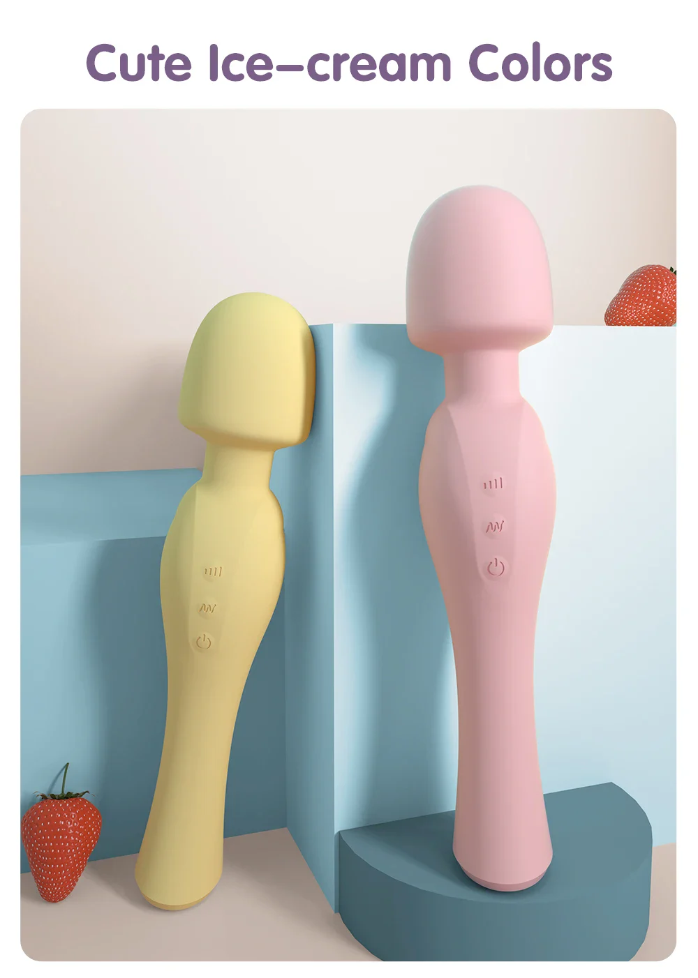 Flexible Head Wand Vibrator 20 Modes 5 Hour Battery 9