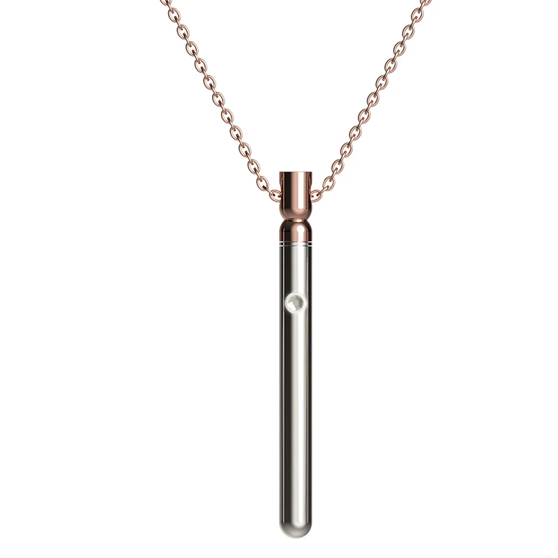 Vibratore per collana in acciaio inossidabile con 10 modalità, IPX6 Stainless Steel Necklace Vibrator with 10 Modes IPX6 8 21 Stainless Steel Necklace Vibrator with 10 Modes IPX6 8