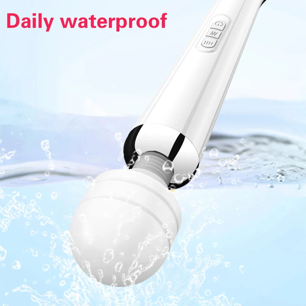 Full Size Wand Vibrator with 60mm Head, 20 Patterns Full Size Wand Vibrator with 60mm Head 20 Patterns 11 30 Full Size Wand Vibrator with 60mm Head 20 Patterns 11