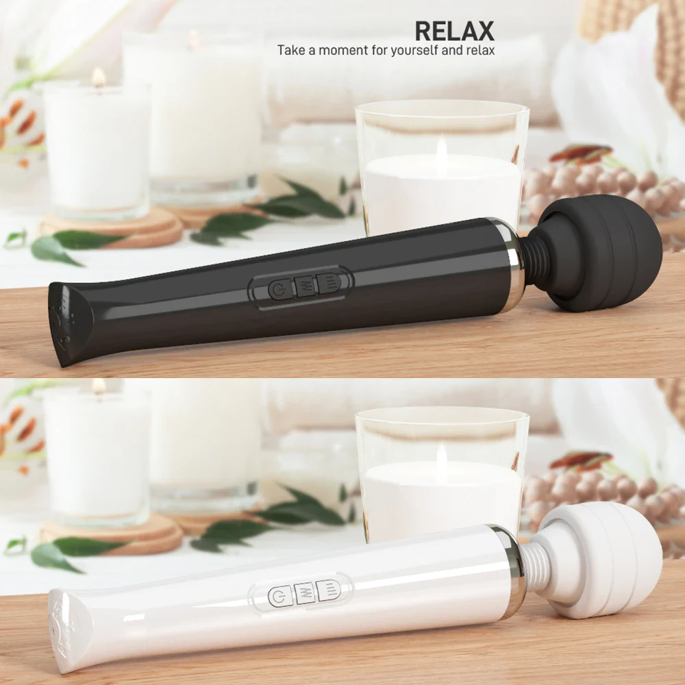 Full Size Wand Vibrator with 60mm Head, 20 Patterns Full Size Wand Vibrator with 60mm Head 20 Patterns 15 34 Full Size Wand Vibrator with 60mm Head 20 Patterns 15