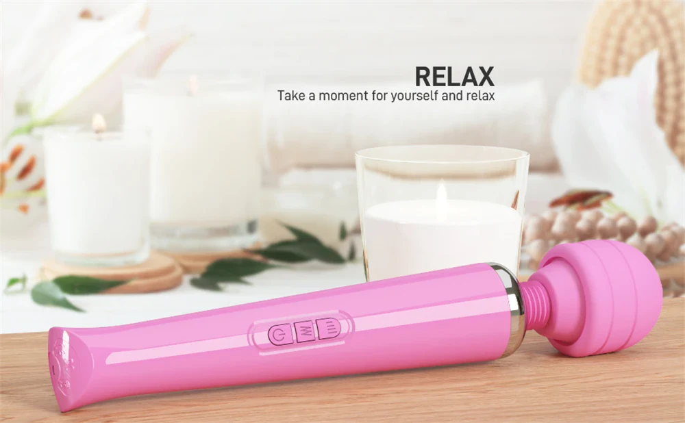Full Size Wand Vibrator with 60mm Head, 20 Patterns Full Size Wand Vibrator with 60mm Head 20 Patterns 17 36 Full Size Wand Vibrator with 60mm Head 20 Patterns 17