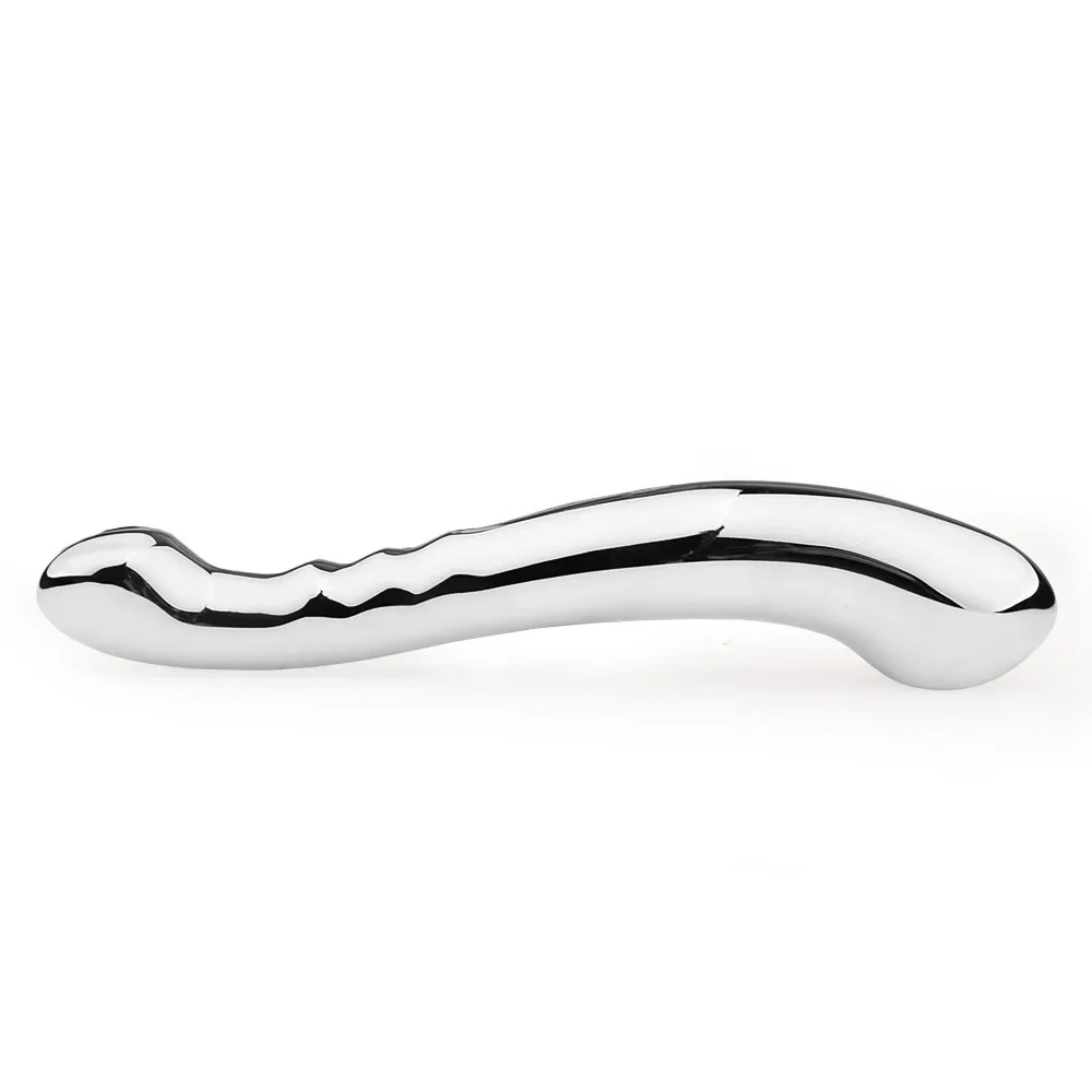 Weighted Stainless Steel Dildo, Curved Dual-End Wand Weighted Stainless Steel Dildo Curved Dual End Wand 18 42 Weighted Stainless Steel Dildo Curved Dual End Wand 18