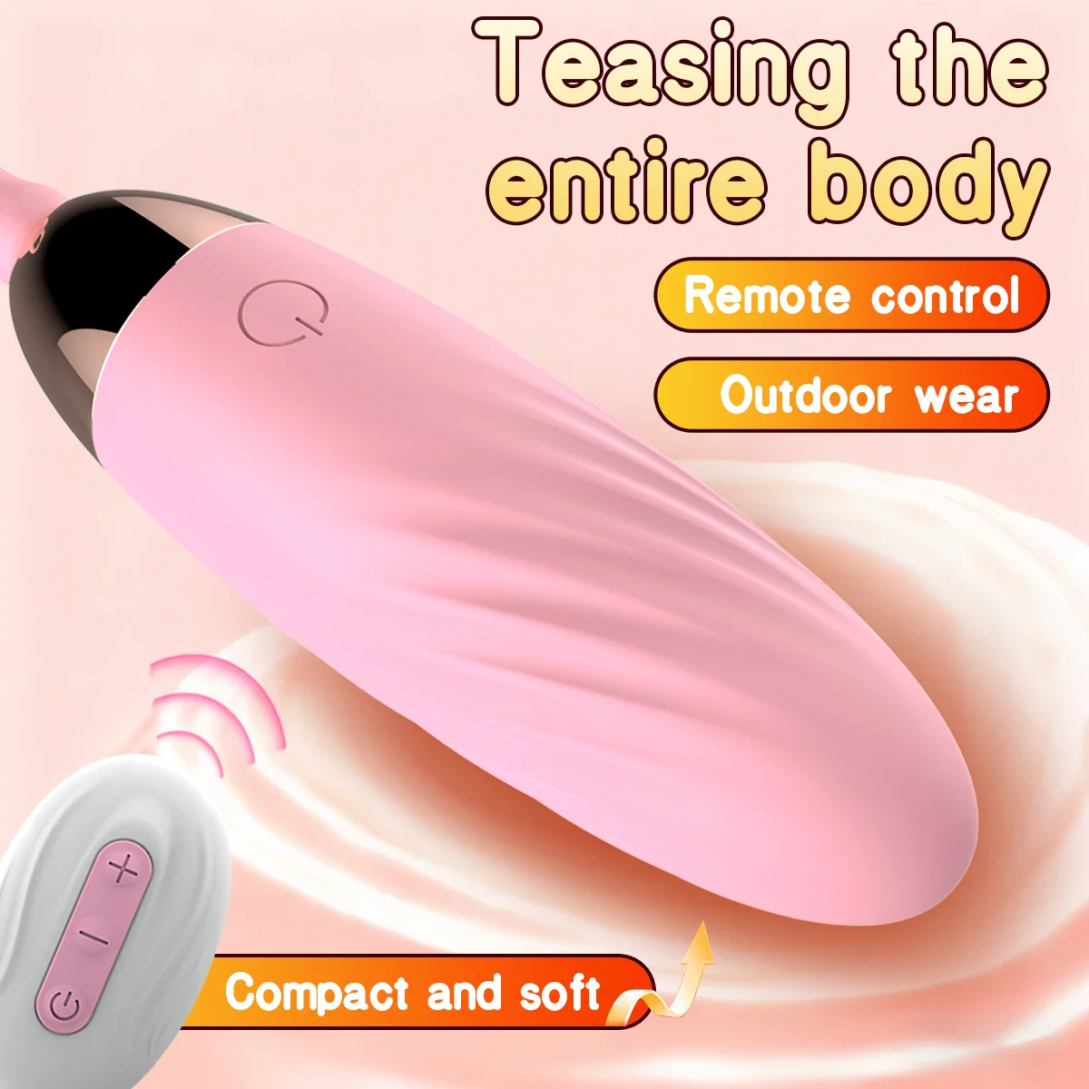 Wireless Remote Control Love Egg Vibrator with Loop Cord Wireless Remote Control Love Egg Vibrator with Loop Cord 10 19 Wireless Remote Control Love Egg Vibrator with Loop Cord 10